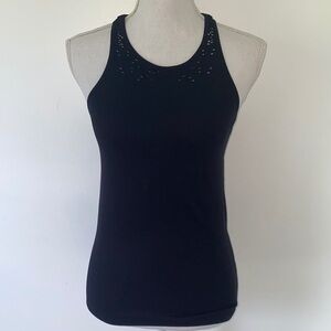 Free People Movement High Neck Black Workout Tank Top